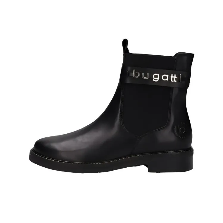 Bugatti Short Chelsea Boots Women's Black-0
