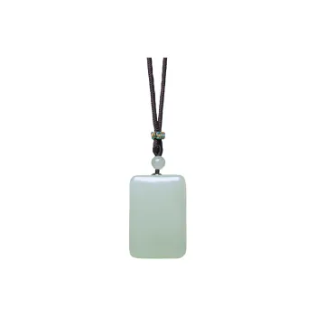 Ingenuity Necklaces Pale Greenish White Jade Unisex