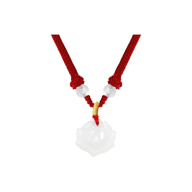 CHINA GOLD Chalcedony Necklaces Unisex-0