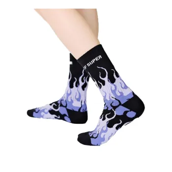 Vision Of Super Mid Calf Socks Unisex Purple
