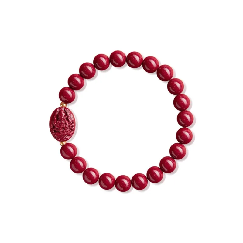 LOVING Cinnabar Jade Bracelets Women's-4