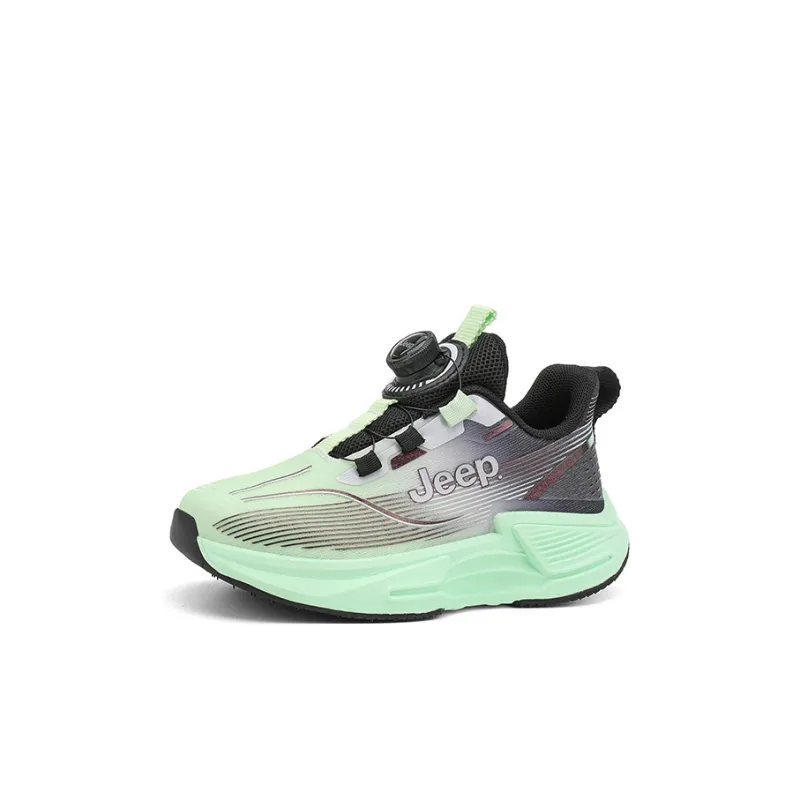 Jeep Wear-Resistant Breathable Slip-Resistant Cushioning Kids' Running Shoes Mint Green Kids'-1