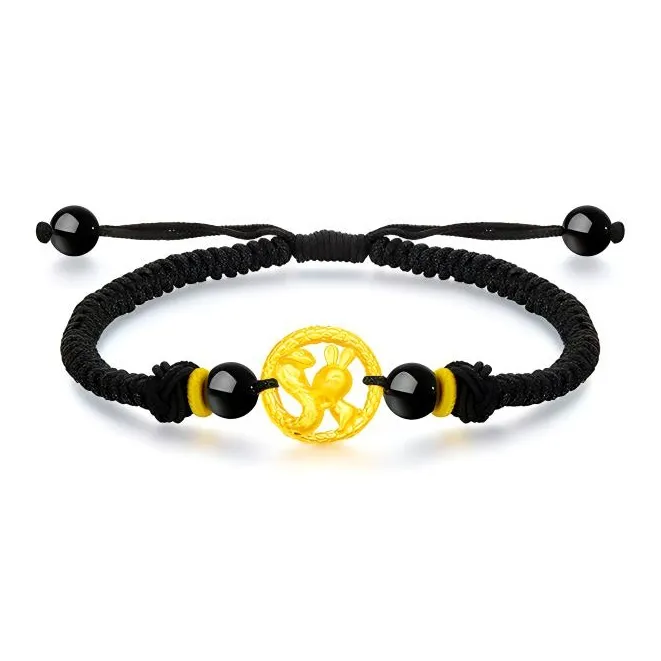 Lao Feng Xiang Gold Bracelet Unisex-0
