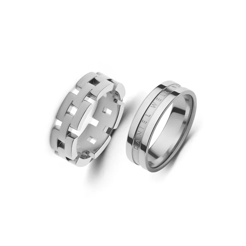 Daniel Wellington Alloy Rings Unisex-0