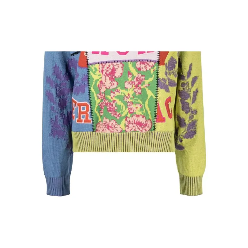 VERSACE Cashmere Sweaters Women's Multicolor-4