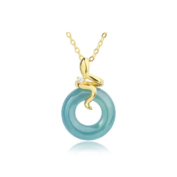 CHINA GOLD Ice Glutinous Necklaces Women's