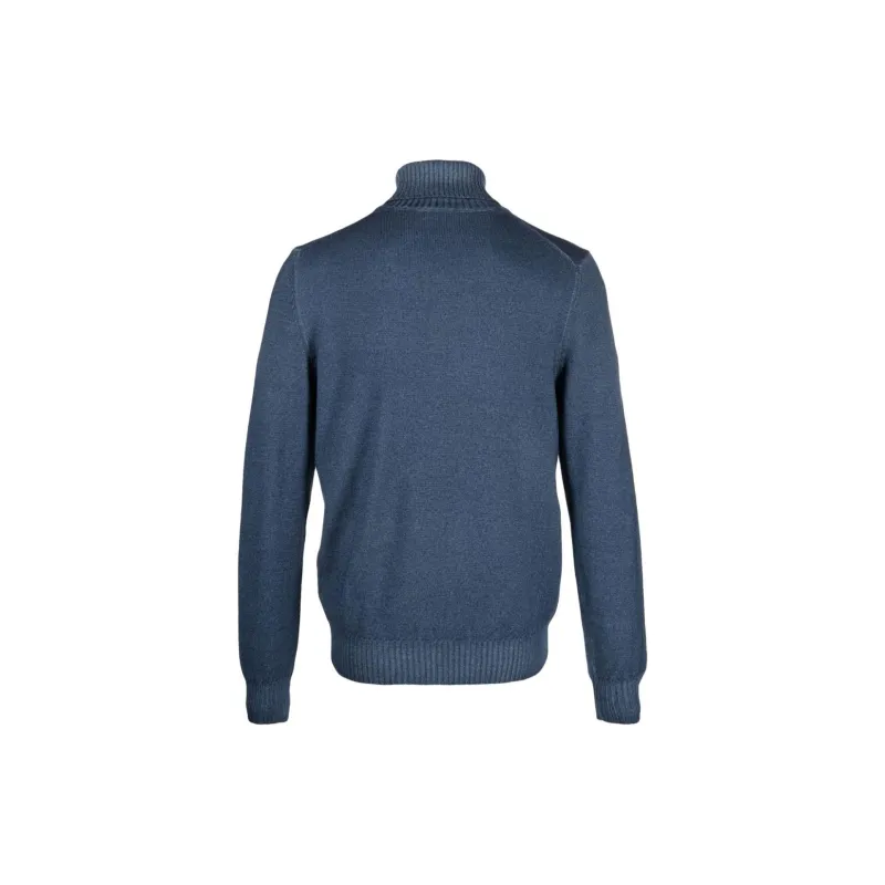 BARBA Roll neck Virgin wool Jumper-1