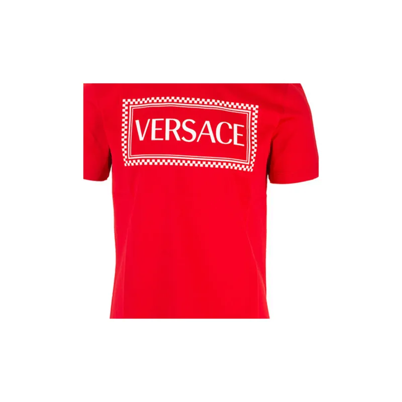 VERSACE T-Shirts Men Red-4