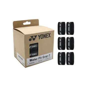 YONEX Badminton Grip Tape Black/White Polyurethane Polyester Thin Pack Of 30