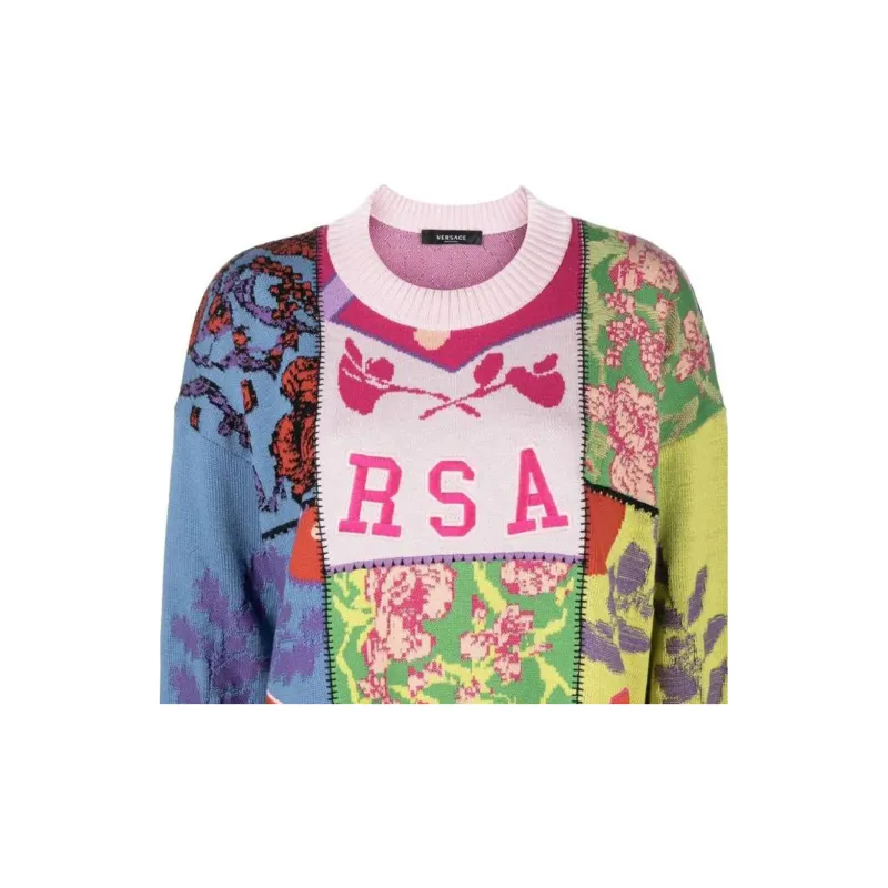 VERSACE Cashmere Sweaters Women's Multicolor-3