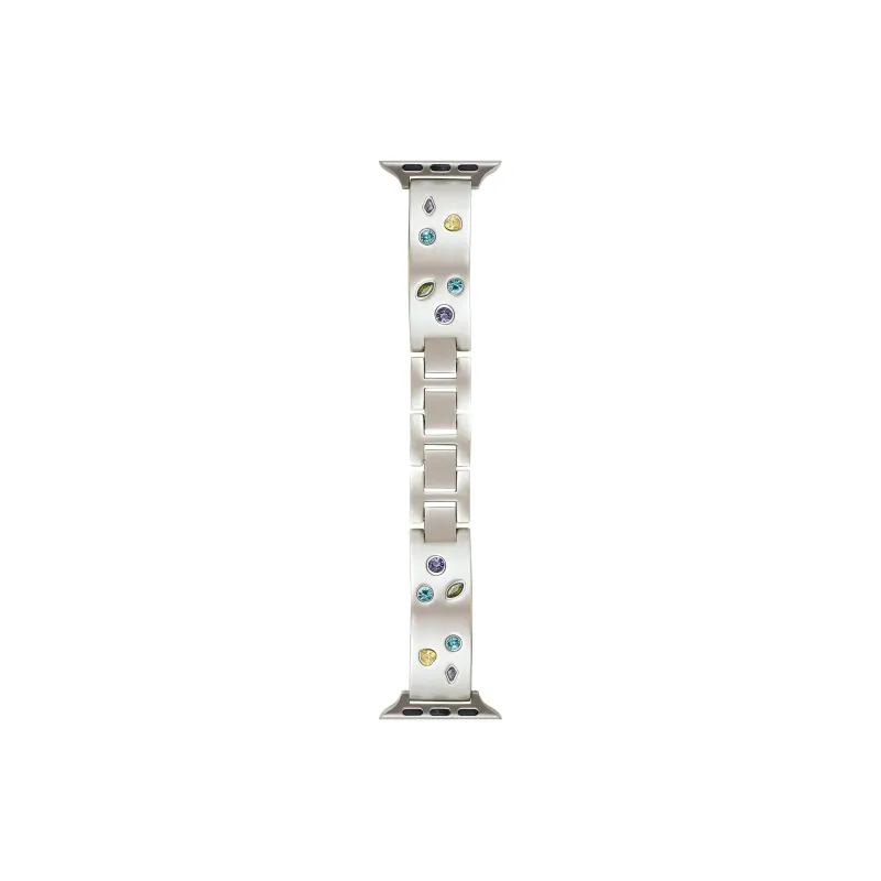 PULAISI Compatibility AppleWatch Ultra1/2/iwatch9/8/7/6/SE Apple Compatibility Watch Band 169mm Metal-36