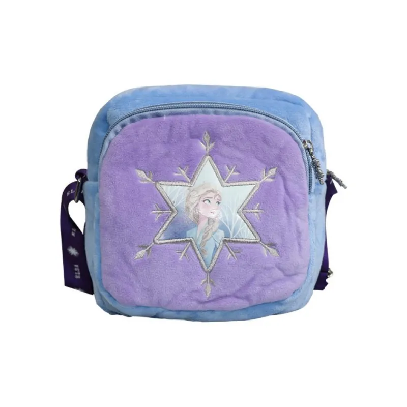 Disney Short Plush Square Crossbody Bag Regular Women's Purple-1