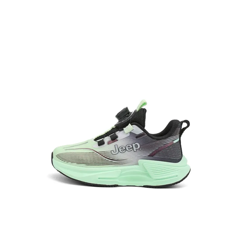 Jeep Wear-Resistant Breathable Slip-Resistant Cushioning Kids' Running Shoes Mint Green Kids'-0