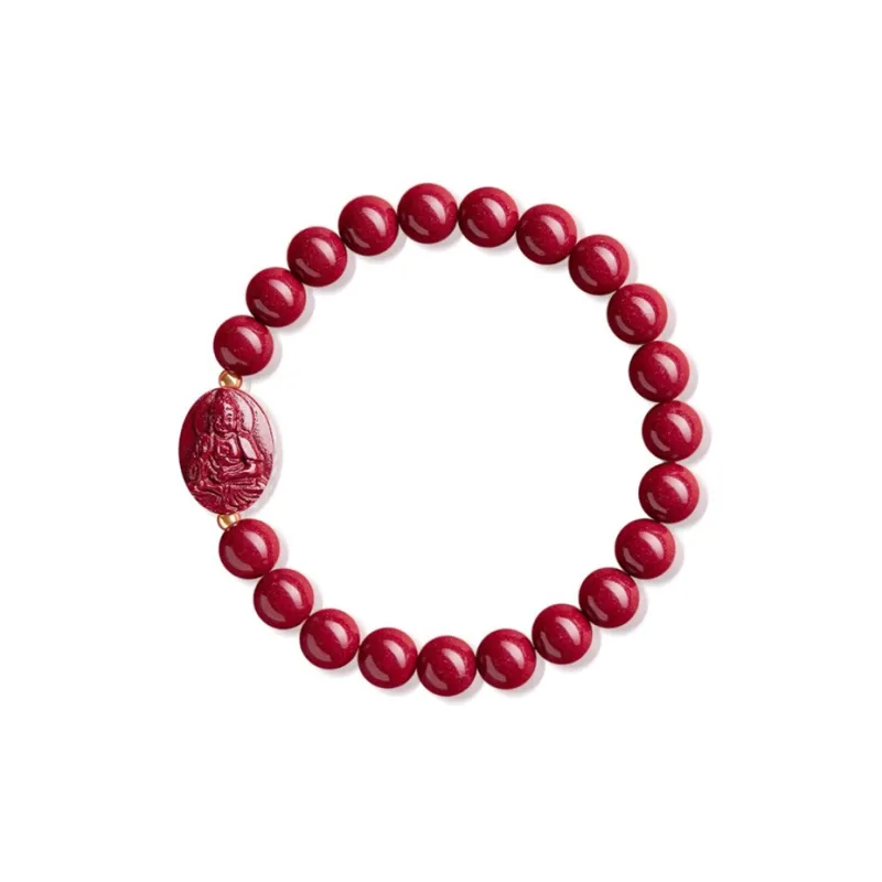 LOVING Cinnabar Jade Bracelets Women's-18