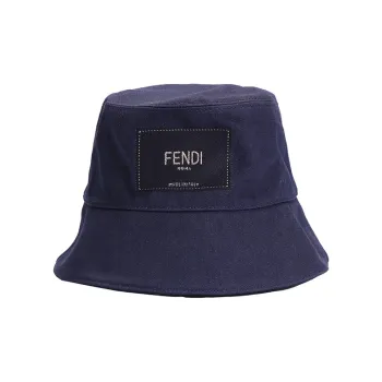 FENDI Logo patch Bucket Hat