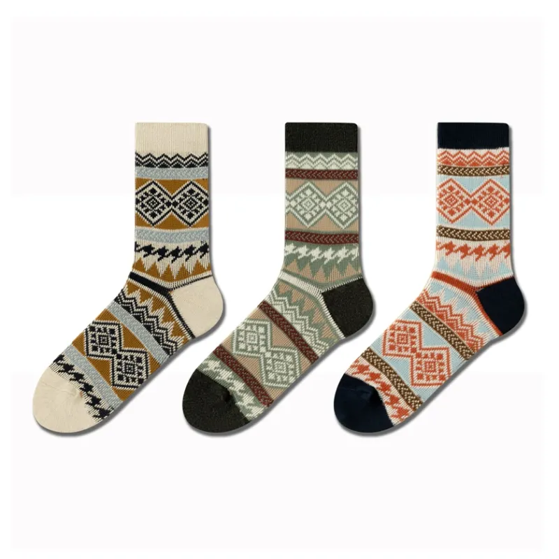 YOOKA Mid Calf Socks Unisex Combo Set-19
