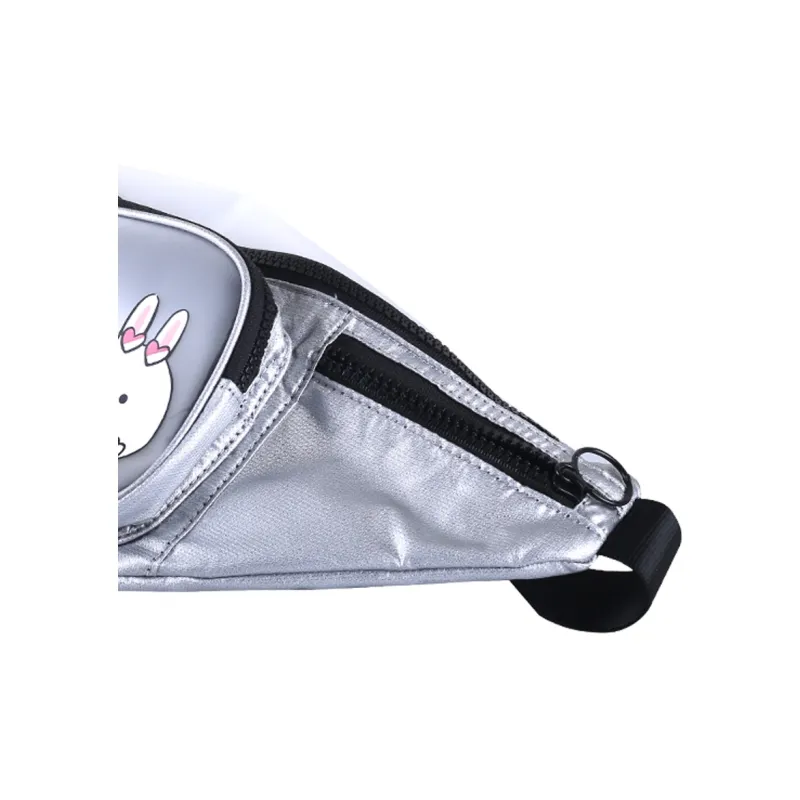 LiNing Polyurethane Fanny Pack Regular Unisex Silver-4