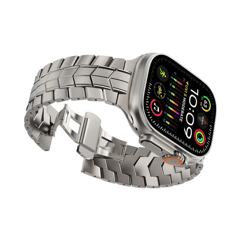 ZHENGGUANG Apple Compatibility Watch Band Metal-0
