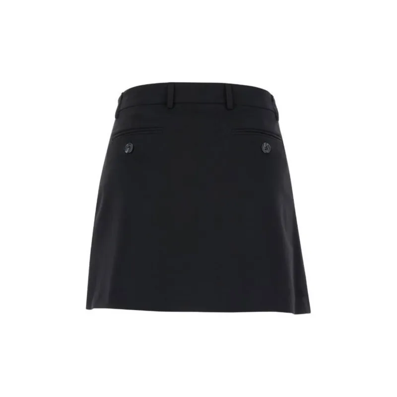 BE PLAIN Casual Short Skirts Women's Black-1