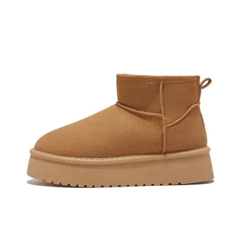 Little Red Man Warm Slip Resistant Short Snow Boots Women's