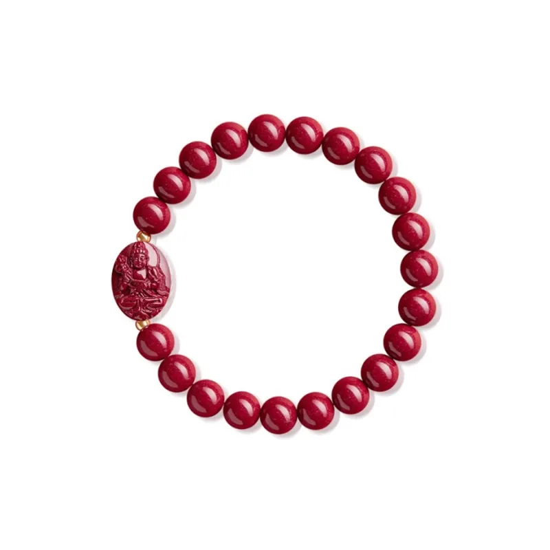 LOVING Cinnabar Jade Bracelets Women's-12