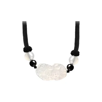 CHINA GOLD Chalcedony Necklaces Women's