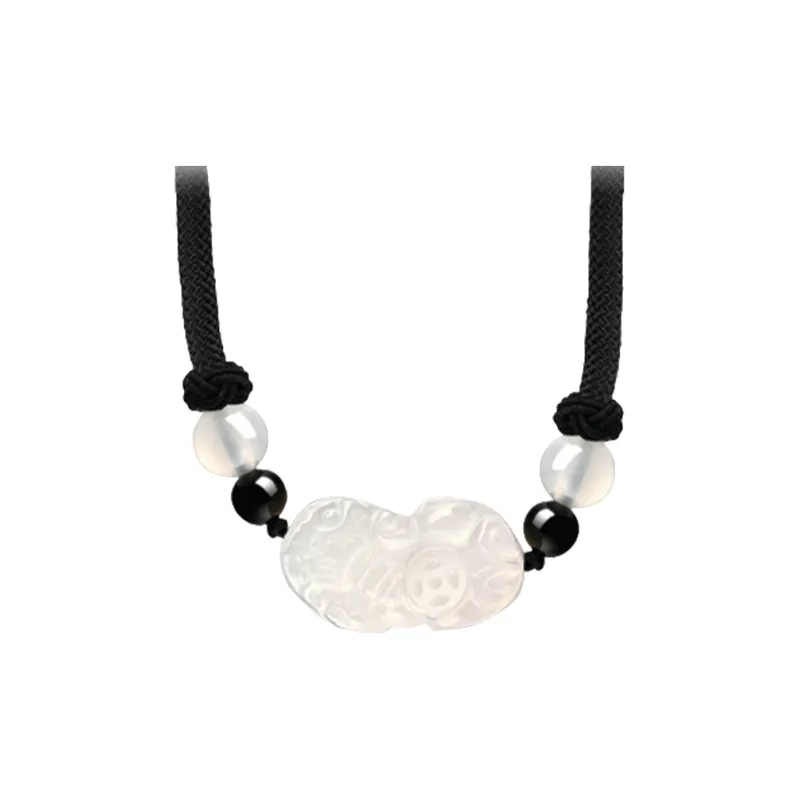 CHINA GOLD Chalcedony Necklaces Women's-0
