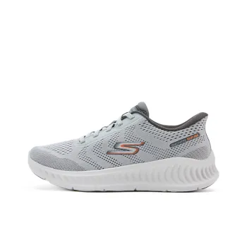Skechers Slip-Resistant Low-Top Casual Shoes Men's Gray