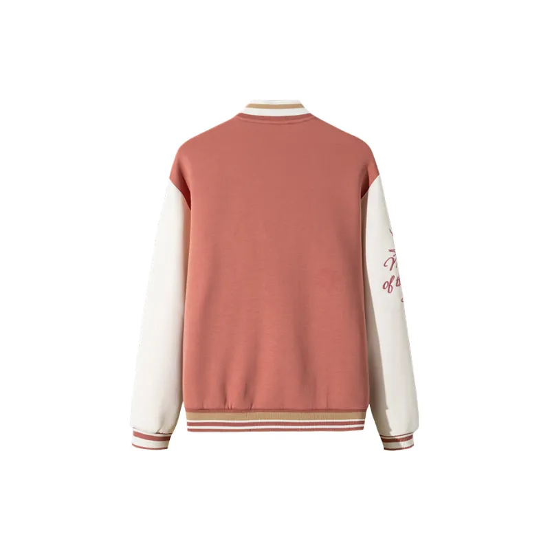 Anta Life Collection Sports Life Collection Baseball Jacket Women's Peony Jelly Powder-1