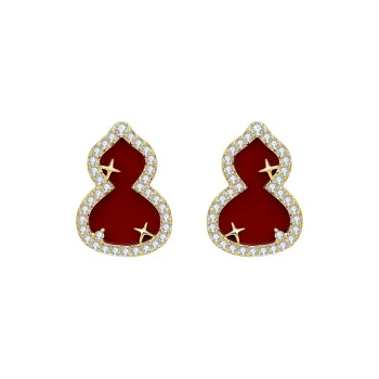 MCK 925 Silver Needles Stud Earrings Women's