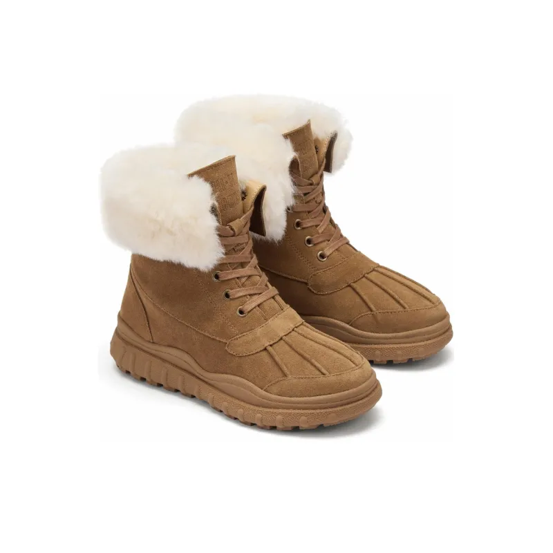 73Hours Winter Warmth Tones Snow Boots Women's Brown-4