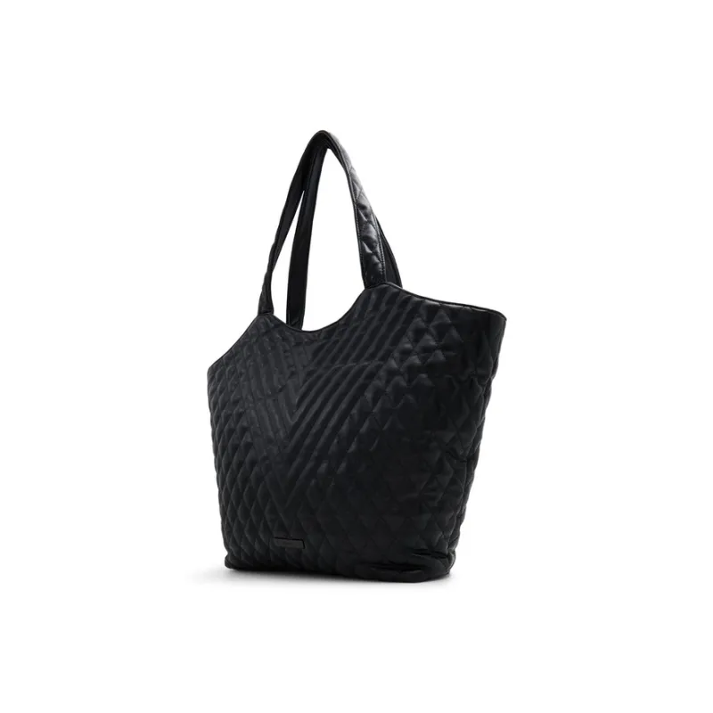 ALDO Artificial Leather Tote Handbag Tubas Women's Black-1