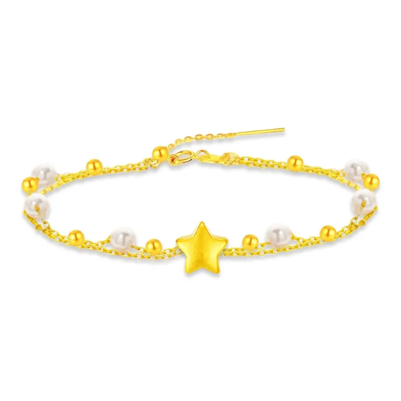 SINO GEM Gold Bracelet Women's-0
