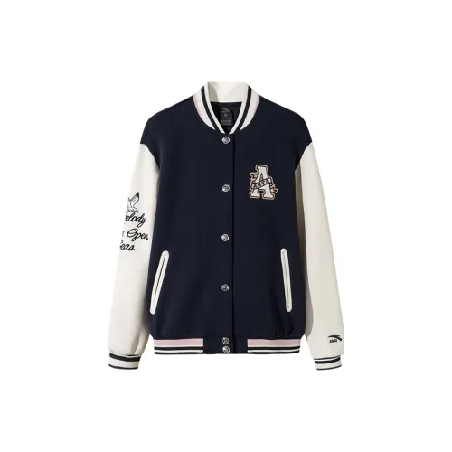 Anta Life Collection Sports Life Collection Baseball Jacket Women's Soma Blue
