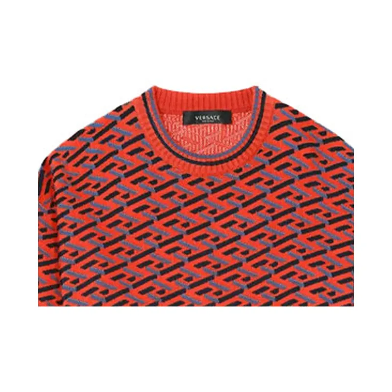 VERSACE Sweaters Men Red-4