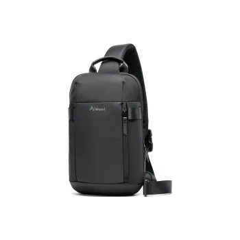 MOYYI Oxford Sling Bag Men's Black
