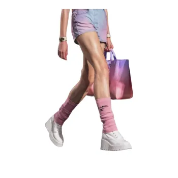 CHANEL 24 Spring And Summer New Arrivals 24C Mid Calf Socks Women's 1 Pack Pink