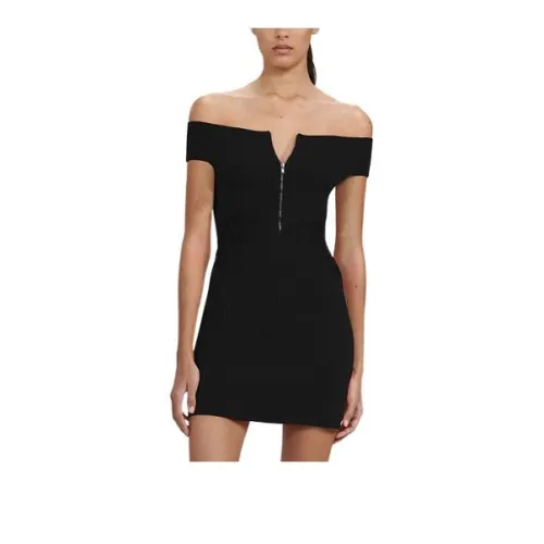 Self-portrait FW22 Sleeveless Dress Women's Black