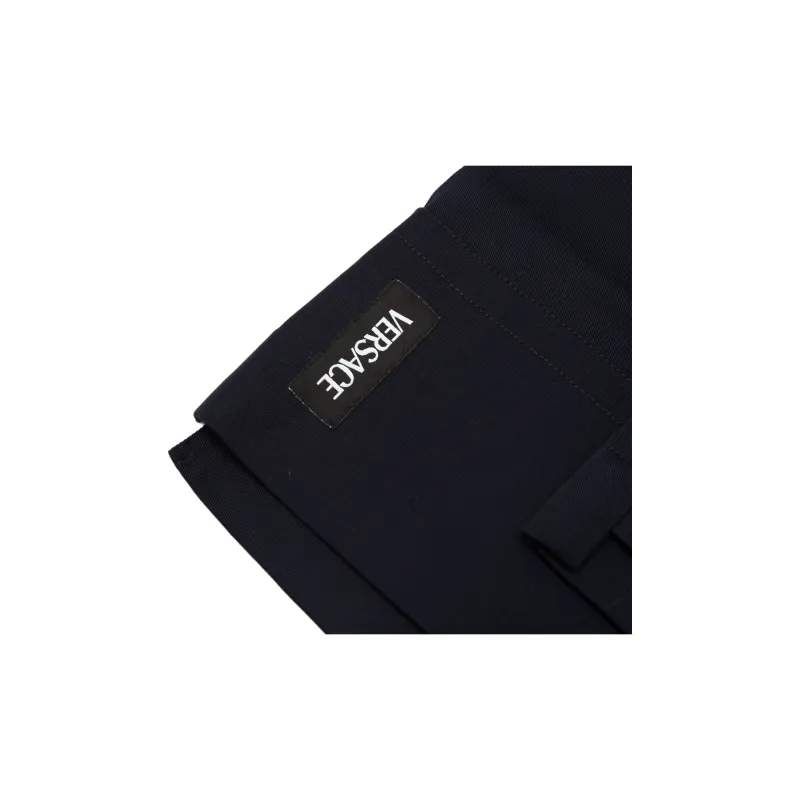 VERSACE SS23 Casual Pants Men's Navy Blue-4
