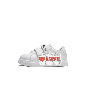 TONYBEAR Low Top Kids' Skateboarding Shoes White Kids'