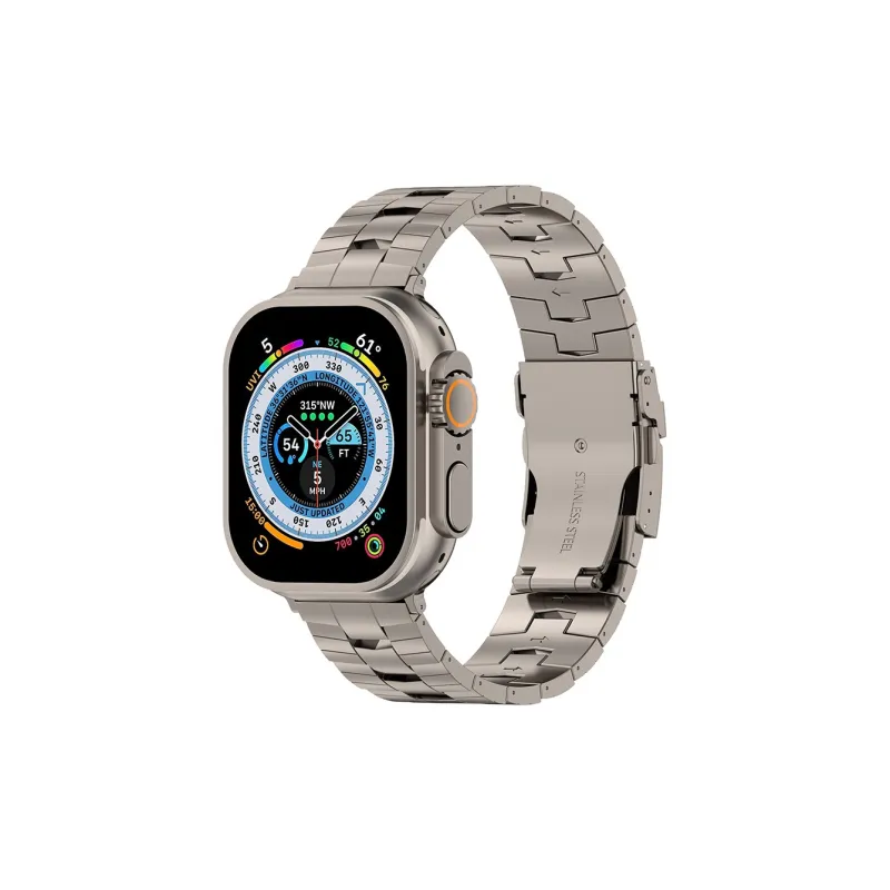 ZHENGGUANG Apple Compatibility Watch Band Titanium Material-3