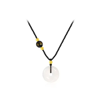 Chinese Jewelry Chalcedony Necklaces Unisex