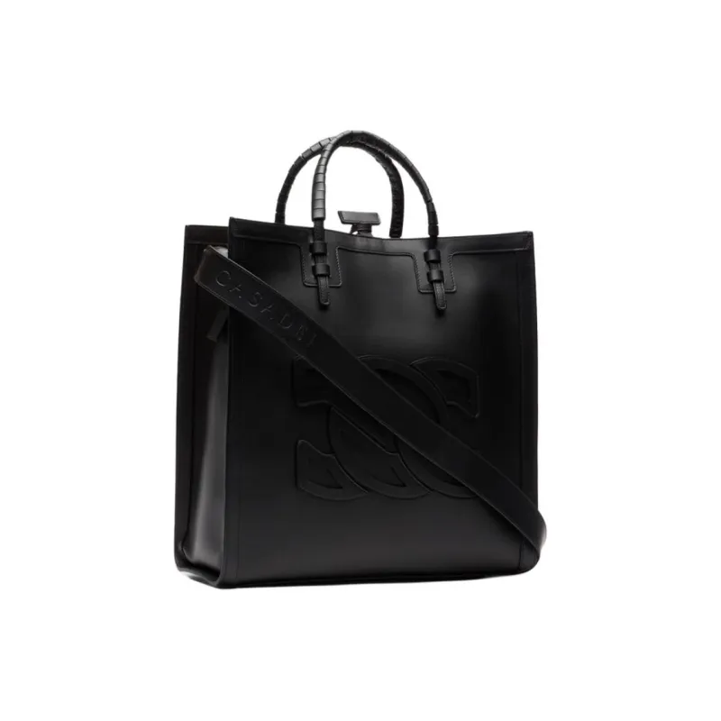 Casadei Iconic Logo Embossed Tote Bag-1