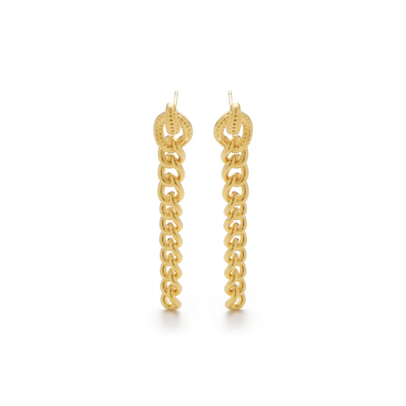 RSNY Gold Plated Copper Earrings Women's-0
