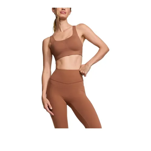 Victoria's Secret PINK Featherweight Max Sports Bra/Caramel Bra Women's Caramel