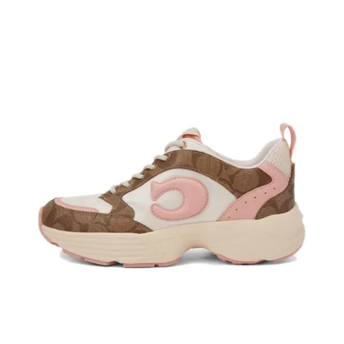 COACH Strider Low Top Casual Shoes Women's Pink