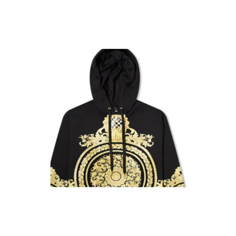 VERSACE Le Pop Classique Print Hoodie 'Black'-5