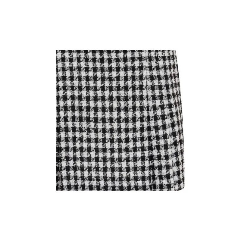 VERSACE Casual Short Skirts Women's Black/White-2
