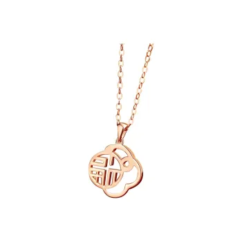 OWNCOOL S925 Silver Necklace Birthday Box Women's