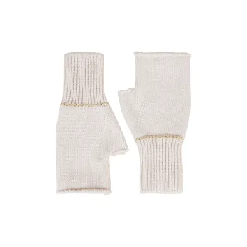 TUCANO Rabbit Hair Cotton Knit Gloves Unisex Camel